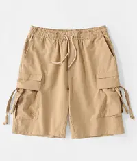 A pair of men's shorts in sandal colour