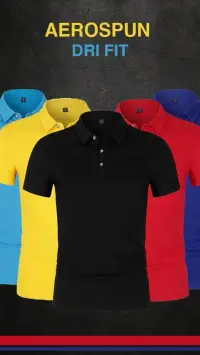 Dry-fit polo t-shirt color options for factory and field staff uniforms