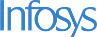 Infosys logo, a corporate polo t-shirt client of Anuvavi Apparels