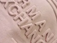 A beautiful 3D embossed design on a t shirt