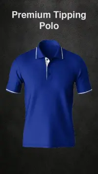 Tipped-collar corporate polo t-shirt in brand colors, bulk manufactured with logo embroidery
