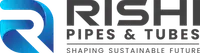 Rishi Pipes logo, a corporate polo t-shirt client of Anuvavi Apparels
