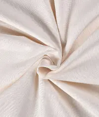 A close up image of a white colour bamboo knit fabric