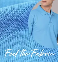 Luxury 100% cotton Air Tex polo t-shirt for premium corporate branding.